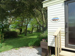 Holiday caravans near Padstow Wadebridge Cornwall