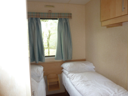 Holiday Caravan Twin Room near Padstow Wadebridge Cornwall