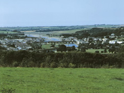 View of Wadebridge Cornwall