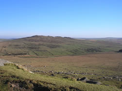 Walk to Roughtor Holiday caravans near Padstow Wadebridge Cornwall