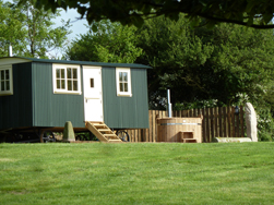 Holiday caravans near Padstow Wadebridge Cornwall