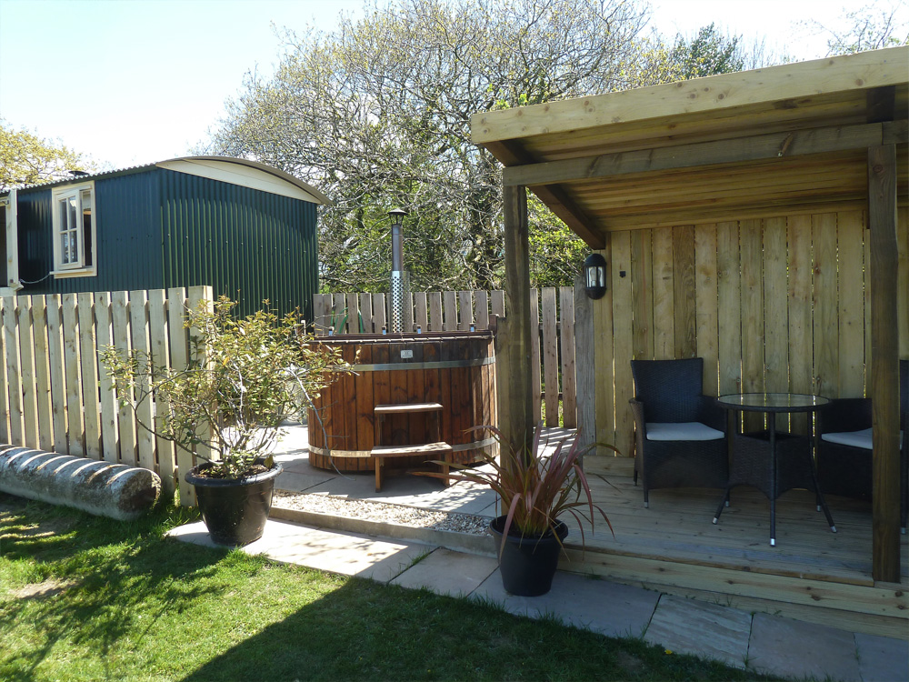 Shepherd Hut Glamping in Cornwall